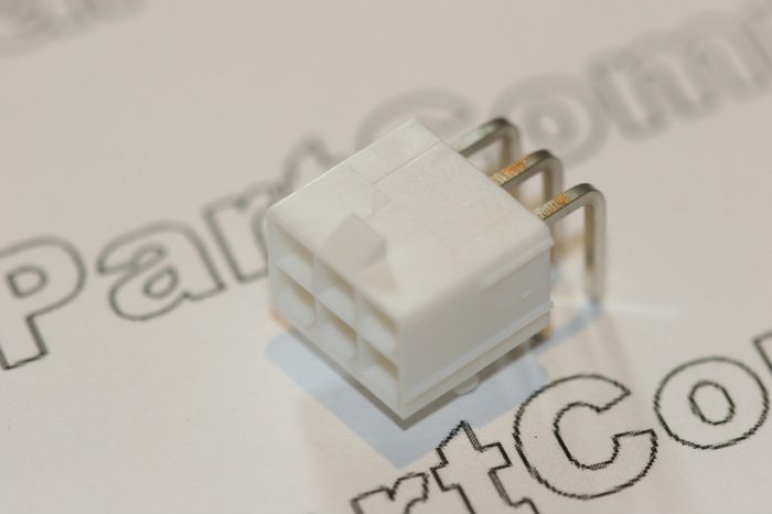 6 Way PCB Header Molex 39-30-0060 Mini-Fit Jr Right Angle