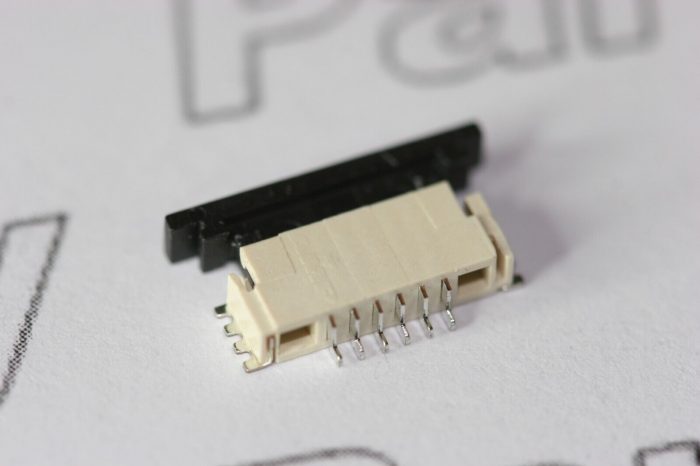 6 Way FFC/FPC Connector Molex 52271-0690 Right Angle ZIF SMD - Image 5