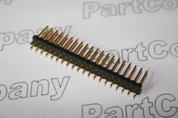 40 Pin PCB Header Vertical DIL Harwin 2 Row 20+20 M20-9972045
