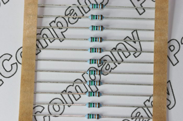 MRS25 Vishay 0.6W 1% Metal Film Resistors - Choose Values