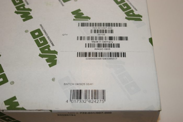 4 Way Socket Connector PCB Mounting Modular Interlocking Wago 722-001 - Image 10