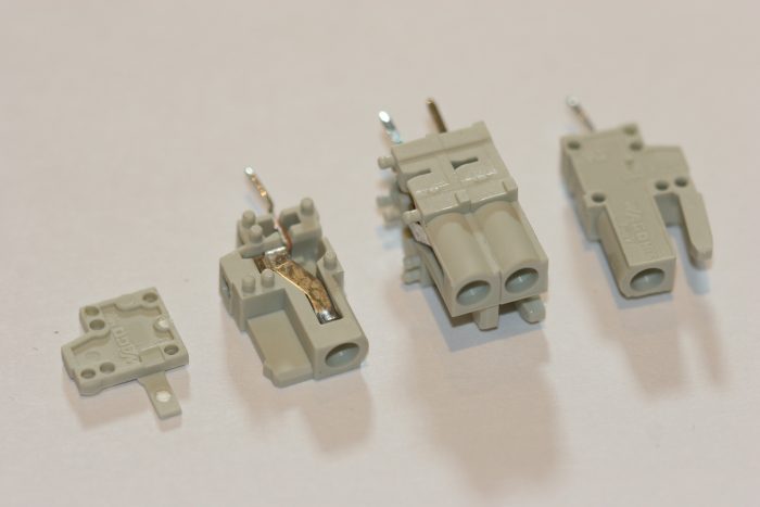 4 Way Socket Connector PCB Mounting Modular Interlocking Wago 722-001 - Image 6