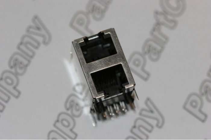 SS-738811S-NF Stewart RJ45 8P8C Jack Terminal 2 Port RA Solder - Image 4