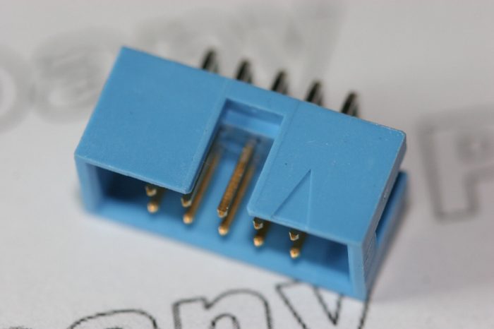 Thomas & Betts 10 Way Right Angle PCB Header 609-1007 - Image 2