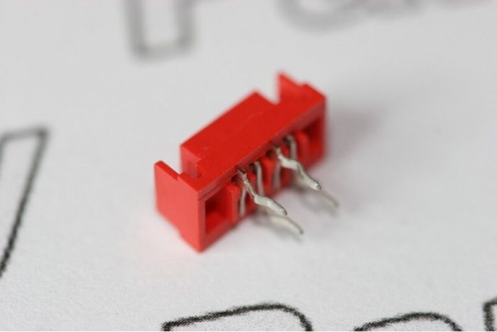 7-338068-4 TE Connectivity 4 Way Micro-MaTch Female-on-Board Connector with Latch - Image 3