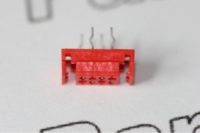 7-338068-4 TE Connectivity 4 Way Micro-MaTch Female-on-Board Connector with Latch - Image 2