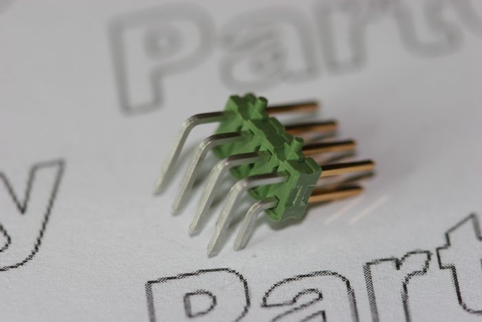 825457-4 Tyco 8 Way PCB Header Right Angle - Image 2