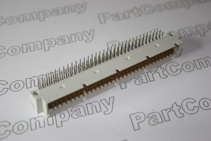 96 Way DIN 41612 Backplane Plug Connector Right Angle PCB Mounting 3 Row FCI - Image 2